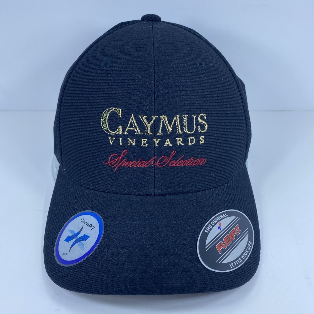 Caymus Vineyards Special Selection Baseball Hat Cap Flexfit L/XL Black
